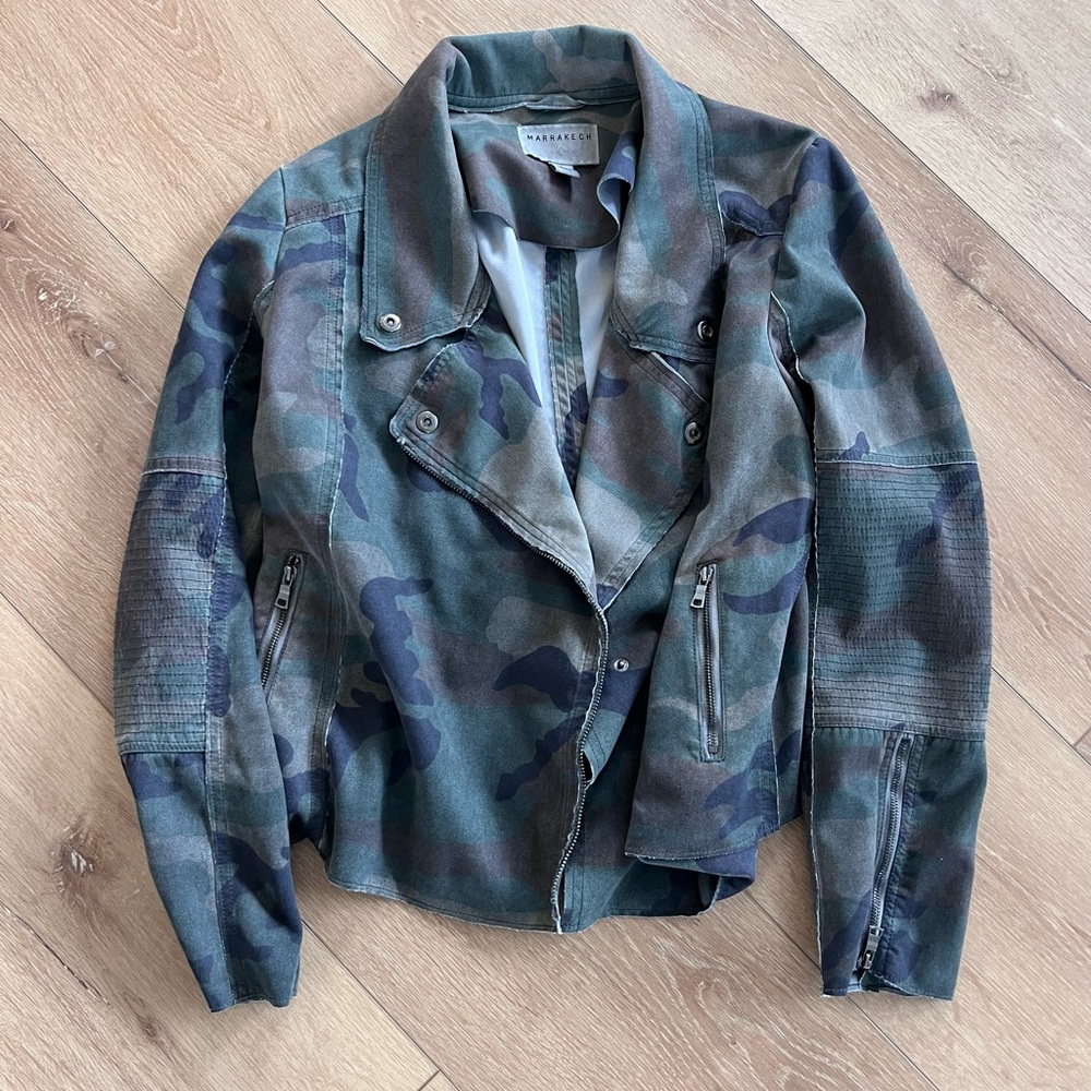 Marrakech camo Moto jacket